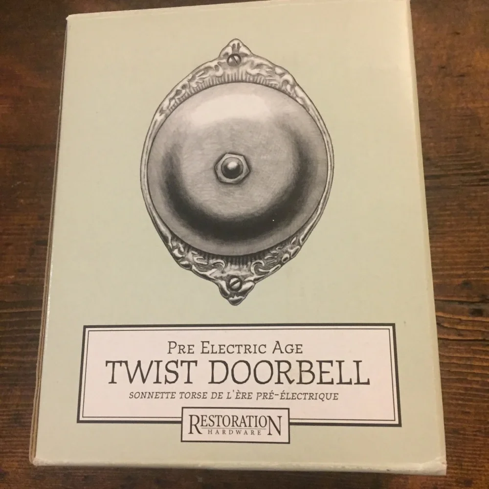 Restoration Hardware RH Twist Doorbell Brass